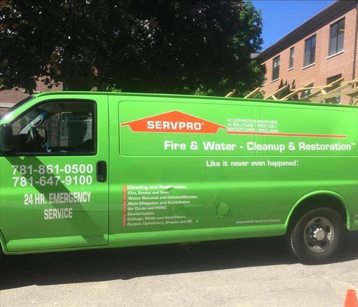 Photo of one of our SERVPRO vans