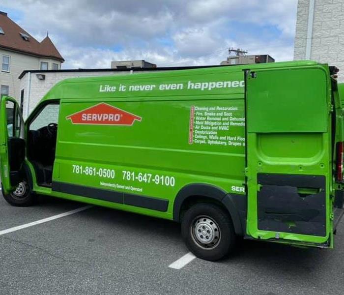 Our Green SERVPRO Van